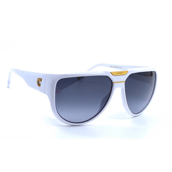 BRAND NEW CARRERA FLAGLAB-13 WHITE GREY GRADIENT SHIELD SUNGLASSES - Picture 2 of 13